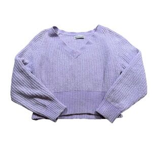 Urban Outfitters Women's Purple Lavender Knit Sweater Cottagecore Fairycore XS